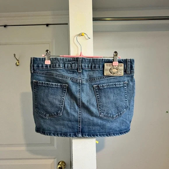 Denim Mini Skirt - Picture 5 of 7